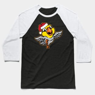 'Cockatiel Santa' Cool Christmas Cocktail Baseball T-Shirt